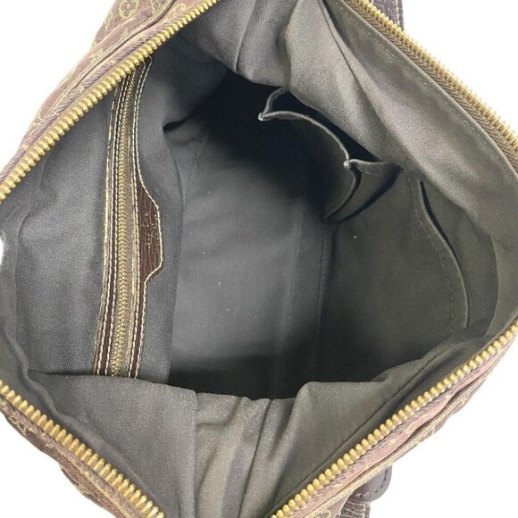 Louis Vuitton Monogram Mini Lin Boulogne Shoulder Bag One Shoulder Ebène Brown - Picture 10 of 11